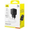 Baseus Travel Charger Palm Series Type-C, PD 3.0, QC 3.0, 30W, Black EU (P10111605113-00)