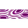 Dimex fototapeta Fialové ovály M-352 | 330 x 110 cm (Vliesová fototapeta | lepidlo zdarma)