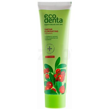 Ecodenta osviežujúca zubná pasta proti zubnámu kameňu 2v1 s brusnicami a Kalidentem (2in1 Refreshing Anti-Tartar Toothpaste) 100 ml