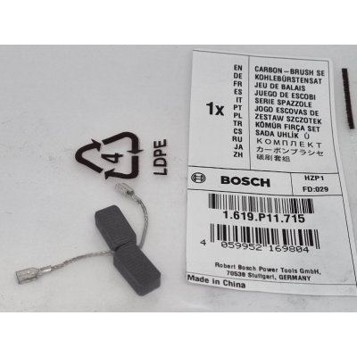 Uhlíky Bosch 1619P11715 1619P11715