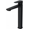 Cersanit Larga, vysoká umývadlová batéria h-295, čierna matná, S951-391