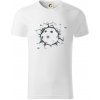 Florbal lopta v triku - Tričko z organickej bavlny - 2XL ( Biela )