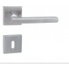 Dverné kovanie MP Daniela - HR (BN - Brúsená nerez), kľučka-kľučka, Otvor pre obyčajný kľúč BB, MP BN (brúsená nerez)