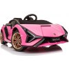 Eljet detské elektrické auto Lamborghini Sian ružová