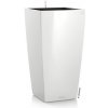 Kvetináč Lechuza Cubico 22 (41cm) Barva: Bílá - lesk kompletný set