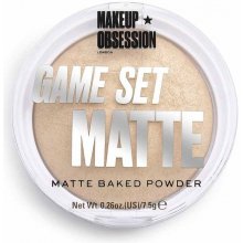 Makeup Obsession Game Set Matte zapečený zmatňujúci púder Navagio 7,5 g
