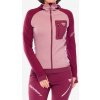 Dámska mikina na zips Dynafit Radical Polartec Hooded Jacket - burgundy/burgundy