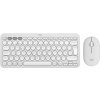 Logitech Pebble 2 combo - tenká bezdrôtová klávesnica a myš, kombo, US - biela 920-012240