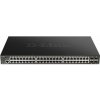 D-Link DGS-1250-52XMP 48-port Gigabit Smart Managed Switch with 4x 10G SFP+ ports, 370Watts DGS-1250-52XMP/E