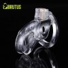 Pás cudnosti Shark Cage Chastity Cage Clear Brutus