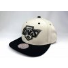 Mitchell & Ness Pánská kšiltovka Los Angeles Kings NHL Evergreen Cream Black Snapback Vntg
