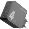 Sieťová nabíjačka CellularLine Multipower 4 s technológiou Smartphone Detect, 4 x USB port, 42W, čierna