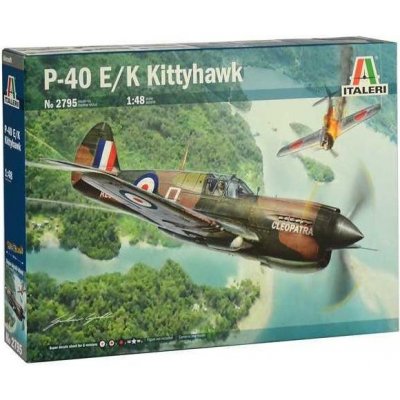 Italeri Model Kit letadlo 2795 P-40E/K Kittyhawk 33-2795 1:48