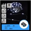 Aigostar B.V. | Aigostar LED vonkajší vianočný reťazec 50xLED/8 funkcií 3xAA 5,3m IP44 studená b | AI1335