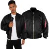 ALPHA INDUSTRIES Bunda MA-1 Heritage - black (100101/03)
