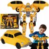 Žltý robot Auto 2v1, transformujúca hračka pre deti od 3 rokov MEGA CREATIVE