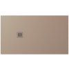Polysan TRENECA sprchová vanička 140x80x3 cm,možnosť krátenia,liaty mramor,Béžová SPH 84304.81