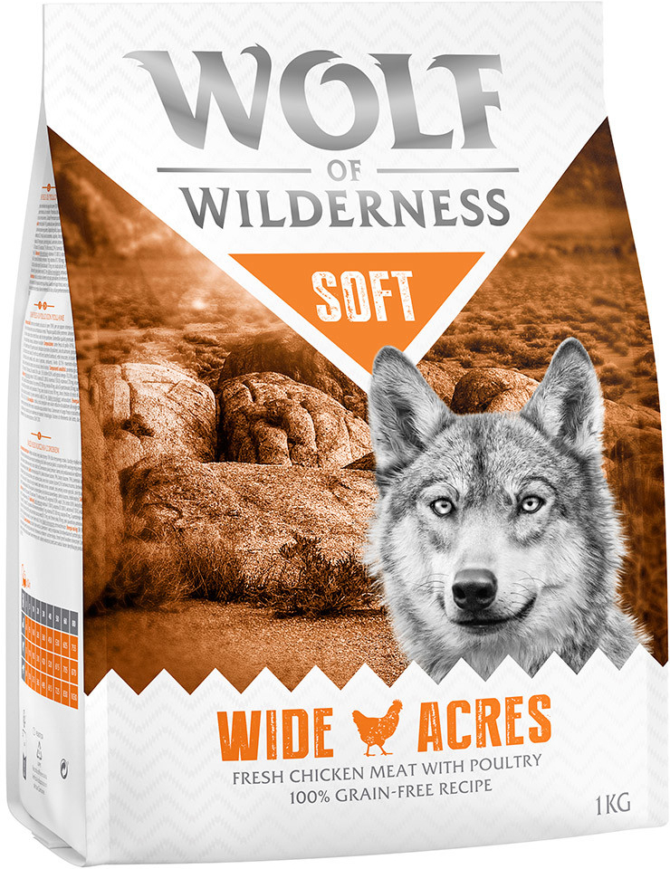 Wolf of Wilderness Adult Soft & Strong Wide Acres kuracie 5 kg