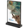 Jansen Display Menu stojanček SCRITTO typu T - formát A5, čierny, 161 x 235 mm
