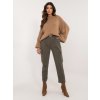 Och Bella Trousers-TW-SP-BI-6-1313.47-khaki hnedá