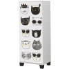 Hanah Home Botník Filinta Cats 50x127 cm biely