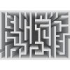 Fototapeta na stenu - FT2245 - 3D - Labyrint – sivý 152cm x 104cm - Vliesová fototapeta
