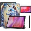 PUZDRO SMART COVE GRAFIKA + SKLO pre LENOVO TAB M10 4 Gen 10,1