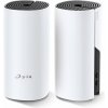 TP-LINK AC1200 Whole Home Mesh Wi-Fi System SPEED: 300 Mbps at 2.4 GHz + 867 Mbps at 5 GHz SEPC: 2× Internal Antennas, 2× Gigabi Deco M4(2-Pack)