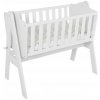 Biela drevená kolíska pre deti - LEA, NOV70 LEA
