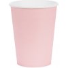 Party Papierové poháre svetloružové 250 ml – balenie 6 ks