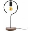 RABALUX 3220 Rufin stolná lampa V420mm 1xE27 imitácia dreva, čierna