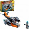 LEGO Stavebnica LEGO Creator 3 v 1 31111 Kyberdron; stavebnica 3 v 1 s kyberdronom, kyberrobotom a kyberskútrom (113 dielikov)