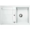 Blanco Metra 45 Silgranitový drez, 78x50 cm, s ovládaním odtoku, biela 513028