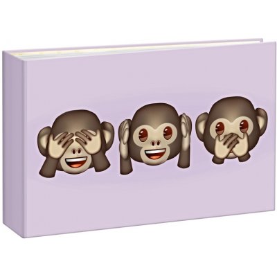 Q40 EMOJI MONKEYS fotoalbum detský zasunovací WB-36 10x15