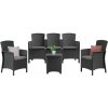 Súprava záhradného nábytku Lima s 5 miestami na sedenie grafitová