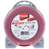 Makita E-01828 struna nylonová 2,7mm, červená, 15m, špeciálna pre aku stroje