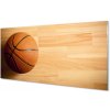 Obraz plexi Loptu do koša na podlahe 100x50 cm