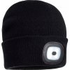 ZIMNÁ ČIAPKA s LED čelovkou BATERKA nabíjanie cez USB
