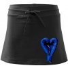 Boxerske rukavice modré - Športová sukne - two in one - XL ( Čierna )