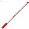 STABILO Pen 68 brush - prémiová fixka s variabilným hrotom - samostatná fixka - karmínová červená
