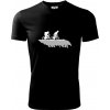 Cyclo duo - Pánske tričko Fantasy športové - 2XL ( Čierna )