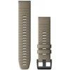 Garmin QuickFit 22, silikonový, béžový, černá přezka 010-12863-02