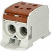Hora eTec GmbH Univerzálna svorka Al/Cu RKA 95 1/4 L B hnedá 232A 1pól 4x95mm2 na DIN lištu aj panel
