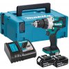 Makita Aku bezuhlíkový príklepový skrutkovač Li-ion LXT 18V 5,0 Ah, Makpac DHP489RTJ