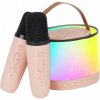 Mini Bluetooth karaoke reproduktor pre deti s 2 bezdrôtovými mikrofónmi