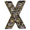 HKM Ozdobné písmeno X na čelenku