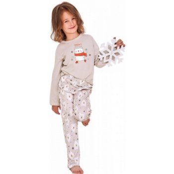 Dievčenské pyžamo Anie sivá