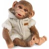 GUCA 988 REBORN OPIČKA realistická opička bábätko s mäkkým látkovým tel