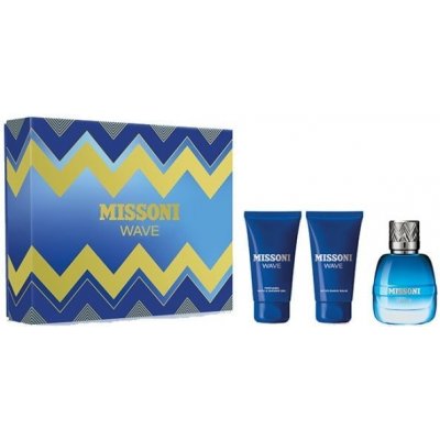 Missoni Wave toaletná voda 50 ml + sprchový gél 50 ml + balzam 50 ml