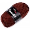 Bavlnená pletacia priadza Camilla 50 g - 1 ks 51 (8220) hnedá